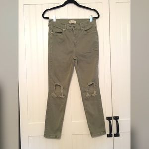 Free People cropped jeans
